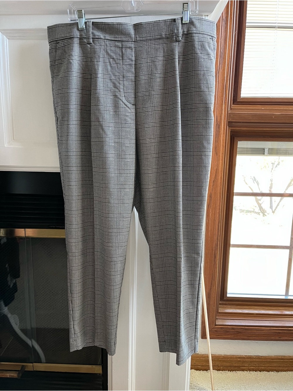 LOFT Women’s Gray Glen Plaid Dress Pants — NWOT